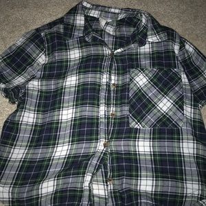 button up T-shirt